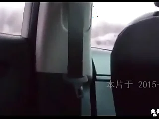 路边车内的少妇